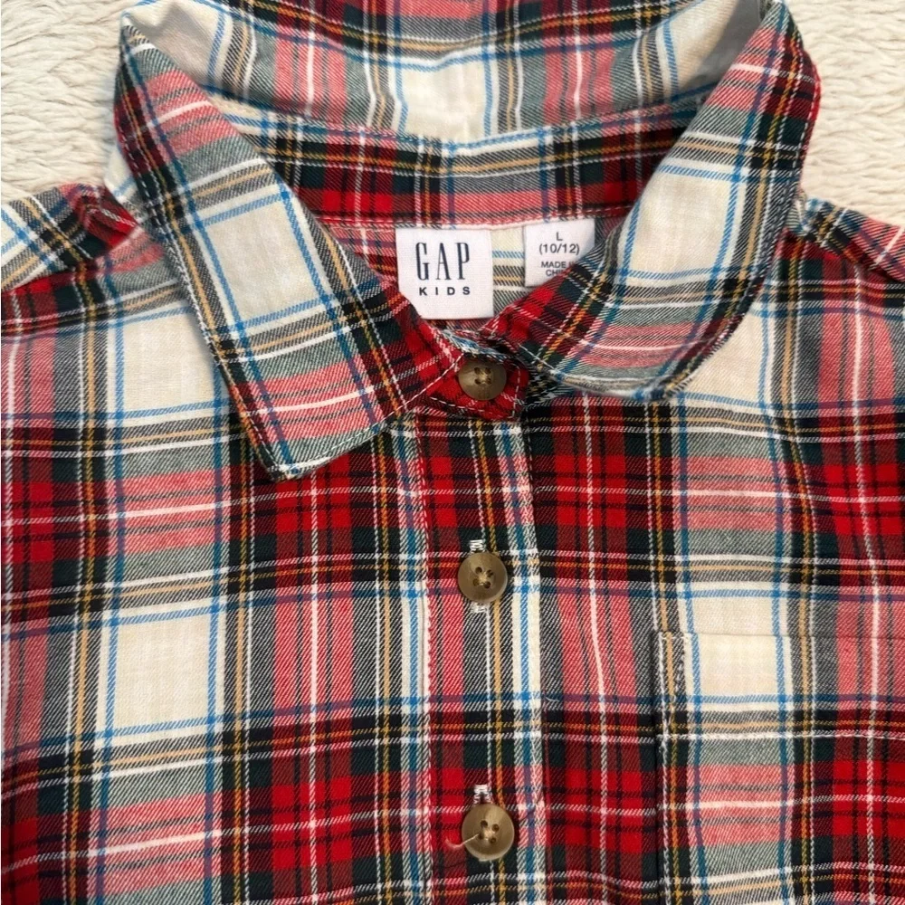 NWT Gap Plaid Dress Size 10/12